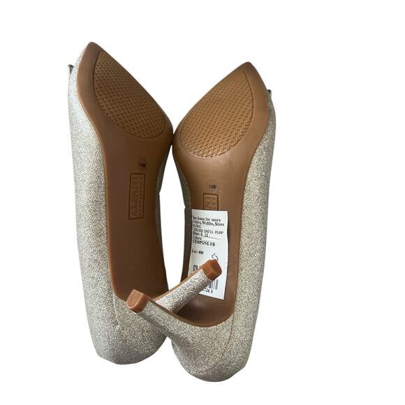 Alfani Stepflex Women’s Glitter Pointed- Toe Wedge Pump SZ 7.5M Gold - Picture 7 of 7